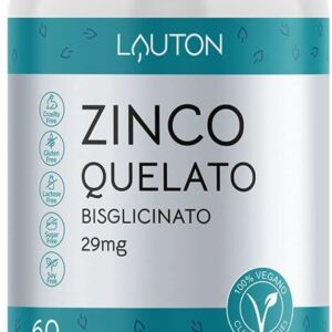 51Gt3iV5ZGL._AC_SL1200_.jpg Zinco Quelato 29mg (Clinical Series) 60 Cps - Lauton