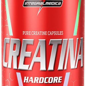 Integralmedica - Creatina em Cápsulas Hardcore - 100% Pura e Monohidratada - 120 Cápsulas