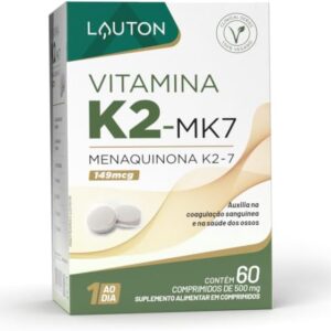 Vitamina K2 MK7 Menaquinona 149mcg (Clinical Series) 60 Cps - Lauton-radardasaude