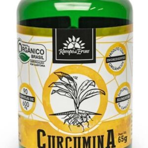 51Wl1SnMSBL._AC_SL1000_.jpg Kampo de Ervas, Curcumina e Cúrcuma Pura Orgânica 90cps de 600mg Kampo Ervas-radardasaude