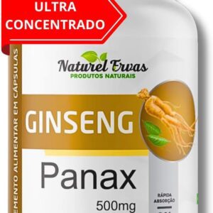 51bncPk-drL._AC_SL1080_.jpg Ginseng+ Puro 120 Cápsulas 500mg-radardasaude