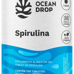 51dFjOi9gL._AC_SL1000_.jpg Spirulina Ocean Drop 240 cápsulas-radardasaude