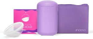 Saúde Mental 4.0: Aplicativos e Ferramentas Digitais para o Bem-Estar Emocional 3 Kit Disco Menstrual + Cápsula Esterilizadora + Necessaire Neoprene Inciclo (Lavanda)-radardasaude