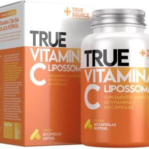 616I2dVLBKL._AC_SL1200_.jpg True Source True Vitamina C Lipossomal (60 Softgels) Único-radardasaude