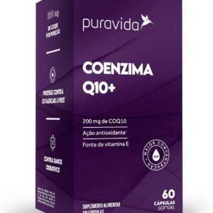 61ZfsqUfqDL._AC_SL1500_.jpg Coenzima Q10+ 200mg + Vitamina E - 60 Cápsulas - Puravida