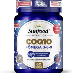 71ID3AGccGL._AC_SL1500_.jpg COQ10 + ÔMEGA 3-6-9 2.000MG 60 SOFTGELS SUNFOOD EVOLUTION-radardasaude