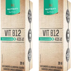 71Yvyg-m5zL._AC_SL1000_.jpg Kit com 2 Vitamina B12 Metilcobalamina 413% Nutrify 20ml-radardasaude