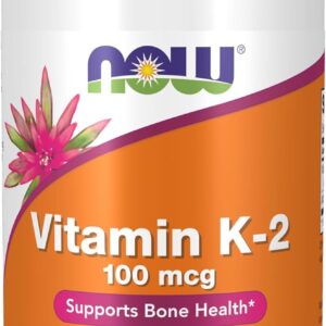 71hzBrkFKkL._AC_SL1500_.jpg Vitamina K2 100mcg (100 Vcaps) Now Foods-radardasaude
