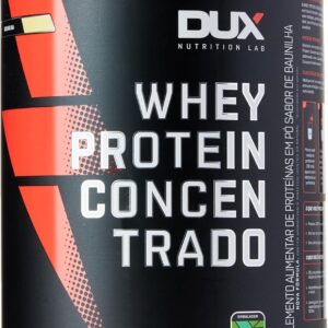 Whey Protein Concentrado Baunilha Pote 900g – Contribui para o Ganho Muscular Hipertrofia – Dux Human Health