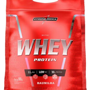 81EwZptOGfL._AC_SL1500_.jpg Integralmedica - Hipercalórico - Nutri Whey Protein Baunilha - Pouch 900g - Fonte de Proteínas e Carboidratos - Suplemento Alimentar, Ganho Muscular e Recuperação Pós-Treino