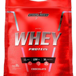 81tHqXO2kiL._AC_SL1500_.jpg Integralmedica - Hipercalórico - Nutri Whey Protein Chocolate - Pouch 900g - Fonte de Proteínas e Carboidratos - Suplemento Alimentar, Ganho Muscular e Recuperação Pós-Treino