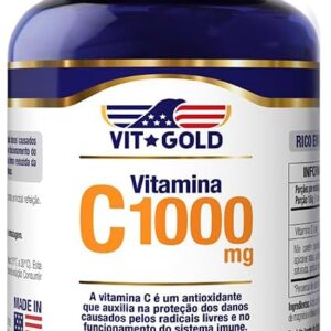 Vitamina C 1.000 mg Vitgold 100 compr-radardasaude