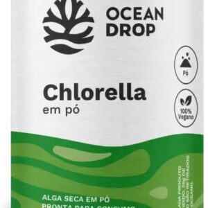 51DeBWwrDCL._AC_SL1200_.jpg Ocean Drop Chlorella em Pó, Suplemento Natural Detox, 150g, Vegano, Sem Glúten-radardasaude