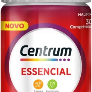 Centrum Essencial Multivitamínico Diário, com Complexo B, Vitamina D, e Magnesio, 30 Comprimidos