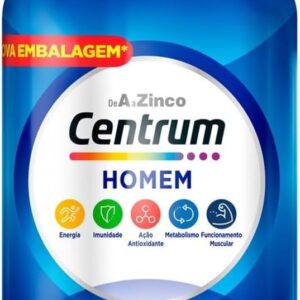 Centrum Homem Multivitaminico Diário com Magnésio, Vitamina D e Vitamina B12, 150 Comprimidos-radardasaude