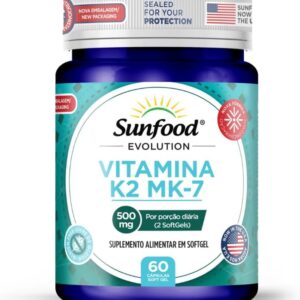 51z50wiHHYL._AC_SL1200_.jpg VITAMINA K2 MK-7 500MG 60 SOFTGELS SUNFOOD EVOLUTION-radardasaude