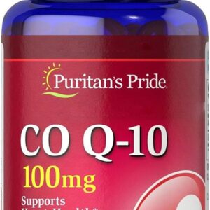 619a-lZXNWL._AC_SL1500_.jpg Puritan's Pride Coenzima Co Q-10 100mg 60 Cápsulas, Saúde Cardíaca, Produto Importado-radardasaude