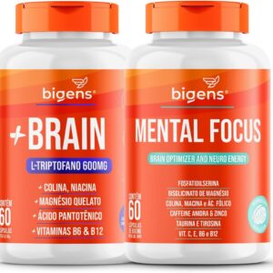 61p8h5yHEkL._AC_SL1280_.jpg Kit Mental Focus E +Brain, Dia E Noite, 60 Caps, Bigens-radardasaude