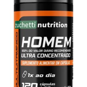 Multivitaminico homem 120 cápsulas polivitaminico Zuchetti nutrition vitamina az homem-radardasaude