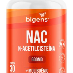 NAC N-acetilcisteína 600mg, 30 cápsulas veganas, Biogens