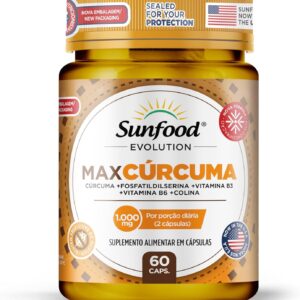 71A5GYTHNlL._AC_SL1500_.jpg MAX CÚRCUMA 1.000MG 60 CAPSULAS SUNFOOD EVOLUTION-radardasaude