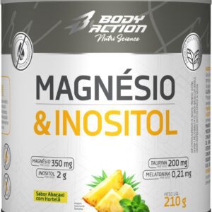 71EBIgwD3oL._AC_SL1500_.jpg Magnésio e Inositol 210g Sabor Abacaxi com Hortelã Bodyaction