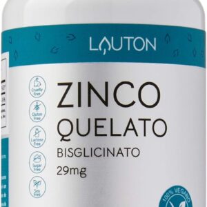 71V27KckROL._AC_SL1500_.jpg Zinco Quelato Bisglicinato 29mg Vegano 60 Cps| Lauton Nutrition