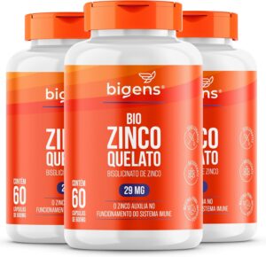 o que é Estradiol: para que serve e como saber se está alto ou baixo-radardasaude 5 Bio Zinco Quelato 29mg Quelado, Bigens, 60 cápsulas (Kit 3)