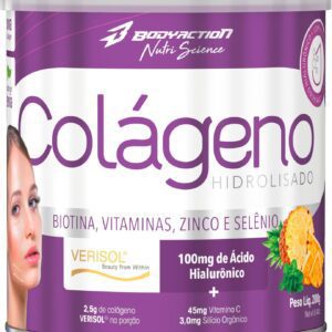 71yEoLJ7wsL._AC_SL1500_.jpg Colágeno Verisol com Ácido Hialurônico 200g Sabor Abacaxi com Hortelã Bodyaction-radardasaude