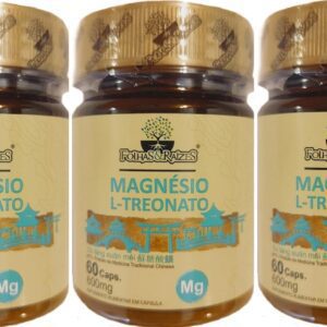81bHlG1ht6L._AC_SL1500_.jpg Magnésio L-Treonato Folhas & Raízes 60 Cápsulas Kit 3 Unidades