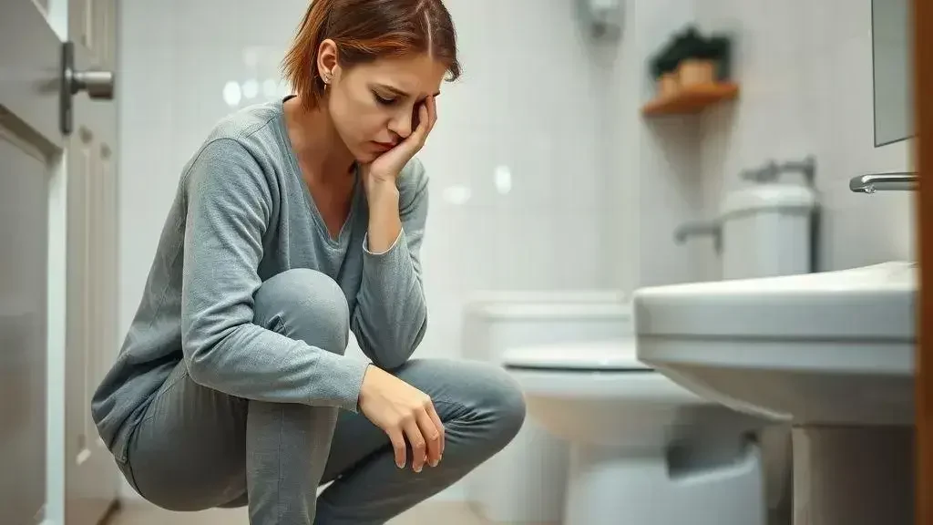 Presença de sangue nas fezes Presença de sangue nas fezes
