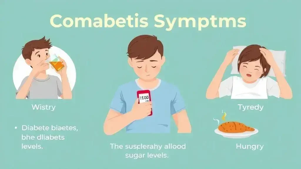 Sintomas comuns de diabetes