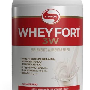 Vitafor - Whey Fort 3W - 900g - Neutro