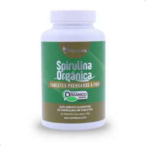 519unZcF4ML._AC_SL1200_.jpg Spirulina Orgânica 300 Tabletes. Certificada SisOrg IBD 100% Pura Prensada à Frio-radardasaude