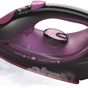 51DmrgnGVtL._AC_SL1000_.jpg Ferro de Passar a Vapor Oster Cerâmica, 110V, Preto/Roxo, 1200W, GCSTBS5956-radardasaude