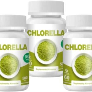 Kit 3 Chlorella 60 Cápsulas 500mg Genature-radardasaude