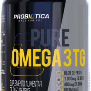 51SMg32BECL._AC_SL1000_.jpg Probiótica Pure Ômega 3 Tg (60 Caps) - Único