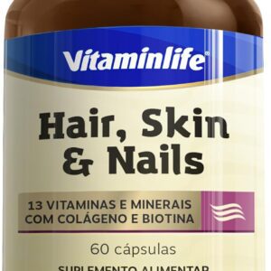 Vitaminlife Hair Skin & Nails (Com Colágeno + Biotina) - 60 Caps-radardasaude