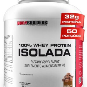 Whey Protein 100% Isolada Chocolate 2kg - Bodybuilders-radardasaude