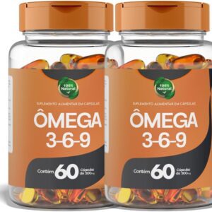 Ômega 3-6-9 – 60 Cápsulas 500mg - 2 potes-radardasaude