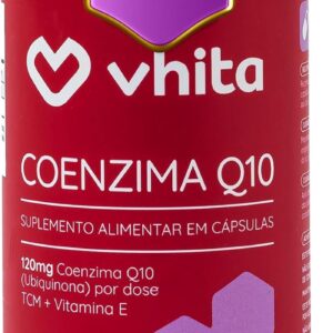 61ddbh5WfjL._AC_SL1500_.jpg Coenzima Q10 120mg com Vitamina E e TCM 30 Cápsulas - Vhita