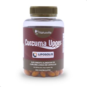 60 cápsulas Curcuma Curcumina Lipossomal com TCM Softgel.-radardasaude