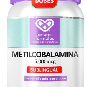 61xWDT9evKL._AC_SL1200_.jpg Metilcobalamina 5.000mcg MAX DOSE B12 Ativa SUBLINGUAL de Absorção Rápida – 60 Cápsulas - Suplemento Alimentar Sublingual-radardasaude