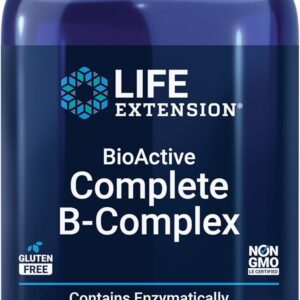 Bioactive Complexo B (60 Veggie Capsules) Life Extension-radardasaude
