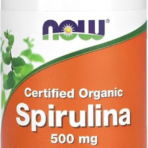 NOW Foods Spirulina Orgânica 500mg 100 Tablets Importado-radardasaude