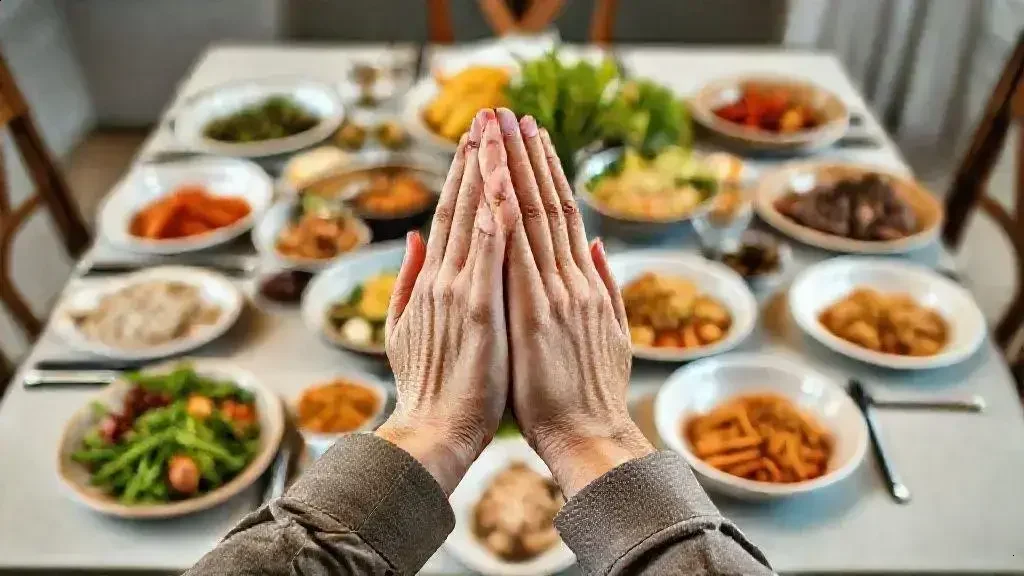 pratique gratidão pela comida pratique gratidão pela comida