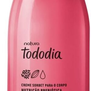 Todo dia Creme Sorbet Corporal, Nutrição Prebiótica, Acerola e Hibisco, 400ml