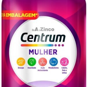 Centrum Mulher Multivitaminico Diário, com Magnésio, Vitamina D e Vitamina B12, 150 Comprimidos