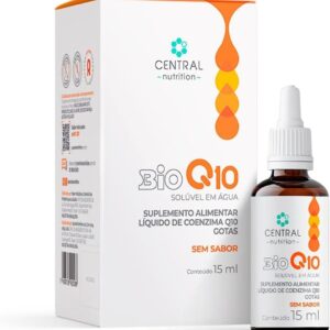 Bio Q10 Gotas 15ml – Central Nutrition | Coenzima Q10 Líquida Sem Sabor | Alta Pureza | Fórmula Clean Label | Sem Glúten