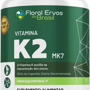 51L3Y1xrtLL._AC_SL1200_.jpg Vitamina K2 Mk-7 120 Cápsulas 500mg Menaquinona 7 Econômica